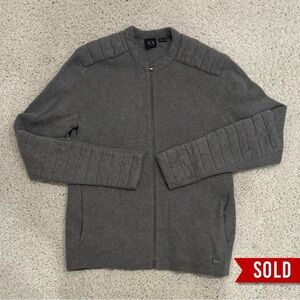 *SOLD!* Men’s Armani Exchange Gray zip up cardigan